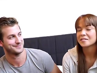 big cock, brunette, cuckold, deepthroat, fetish